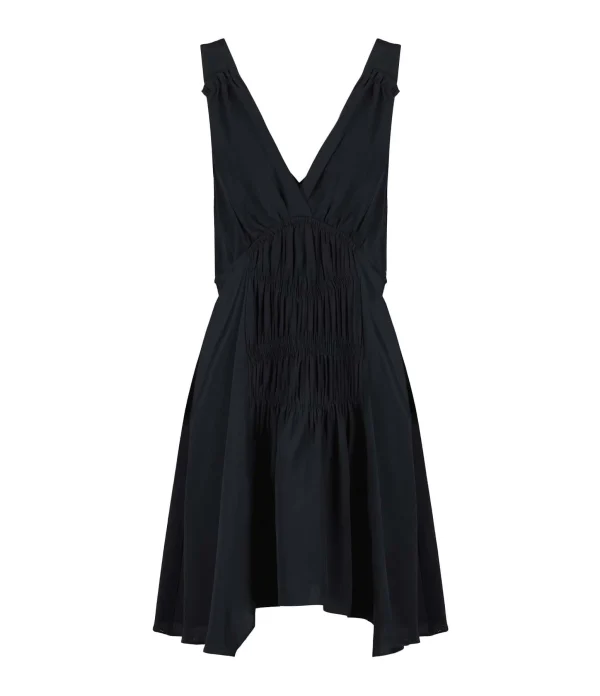 Isabel Marant Robe Nalatia Soie Noir Paris 1