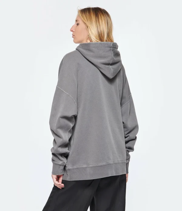 magasin solde Isabel Marant Sweatshirt Homme Miley Coton Gris Délavé 6