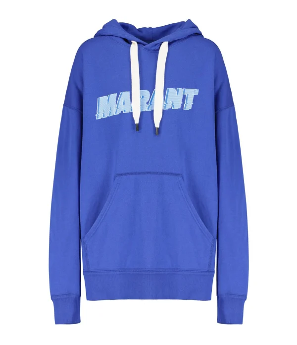 Nouvelle Collection Isabel Marant Sweatshirt Homme Miley Coton Bleu Électrique 1