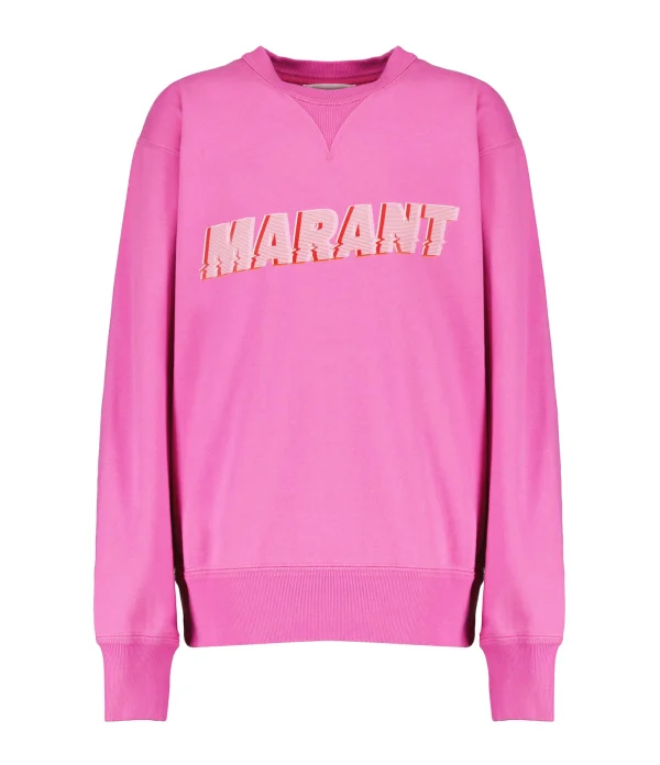 Isabel Marant Sweatshirt Homme Miky Coton Rose mode 1