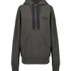 soldes en ligne Isabel Marant Sweatshirt Hoodie Scott Coton Noir Délavé 22