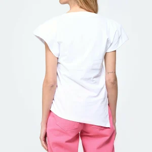 Isabel Marant Tee-shirt Sebani Coton Blanc boutique en ligne 10