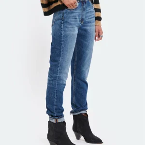 dernière tendance IRO Jean Shama Coton Bleu Foncé 10