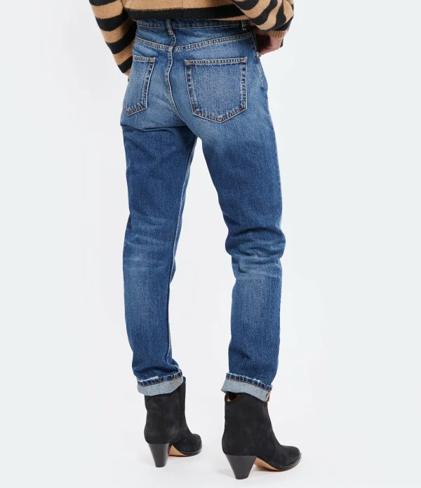 dernière tendance IRO Jean Shama Coton Bleu Foncé 5