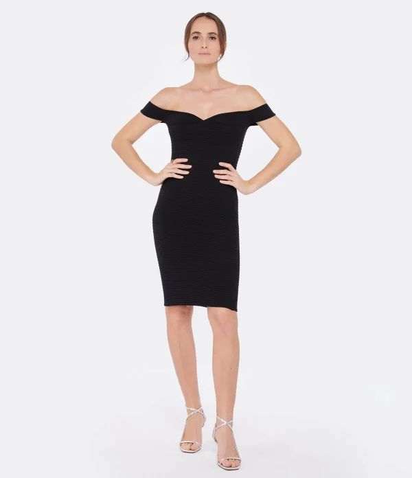 IRO Robe Nunzia Noir bas prix 3