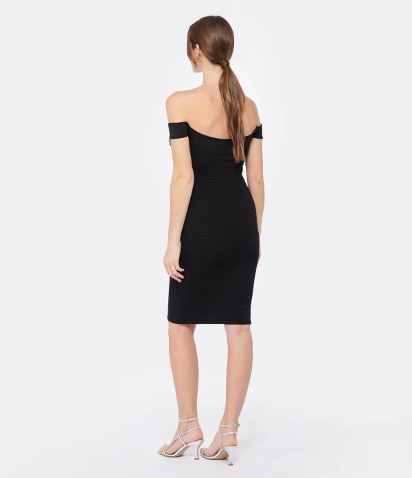 IRO Robe Nunzia Noir bas prix 4