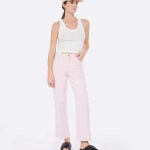 IRO Jean Aiden Coton Rose Clair outlet soldes 13