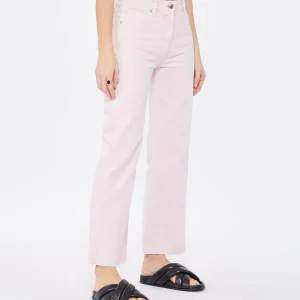 IRO Jean Aiden Coton Rose Clair outlet soldes 17