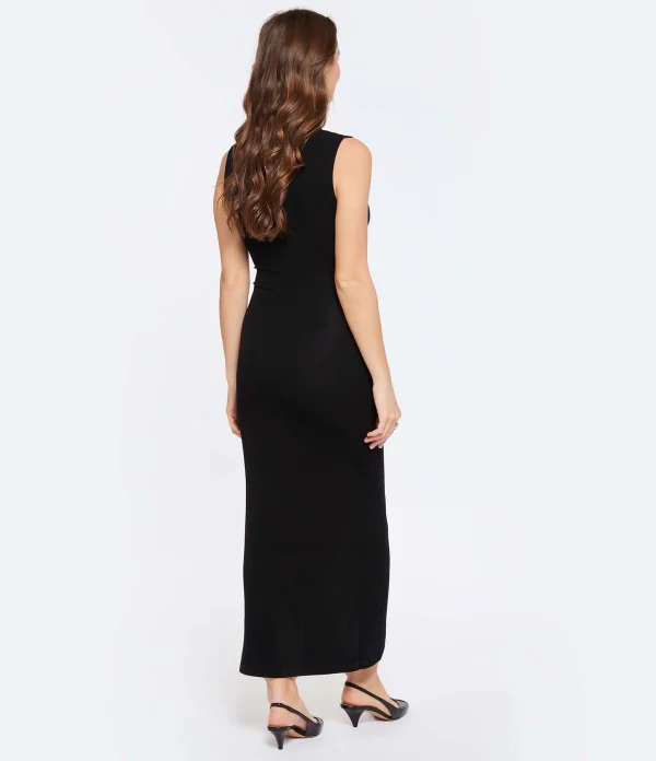 le grand escompte IRO Robe Longue Cindya Noir 5