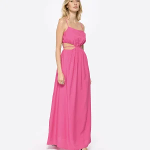 JONATHAN SIMKHAI Robe Amora Rose Berry en ligne officielle 10