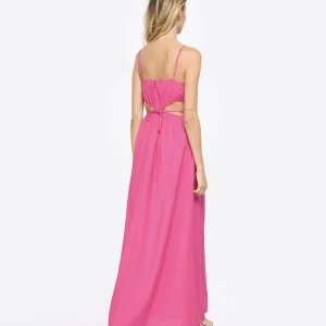 JONATHAN SIMKHAI Robe Amora Rose Berry en ligne officielle 12