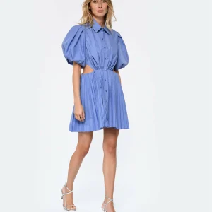 styles dernier cri JONATHAN SIMKHAI Robe Nadine Bleu Hydrangea 10