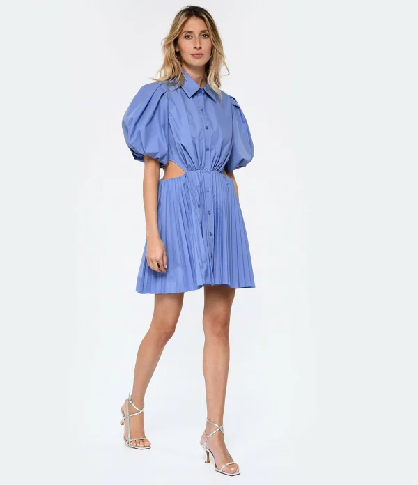 styles dernier cri JONATHAN SIMKHAI Robe Nadine Bleu Hydrangea 4