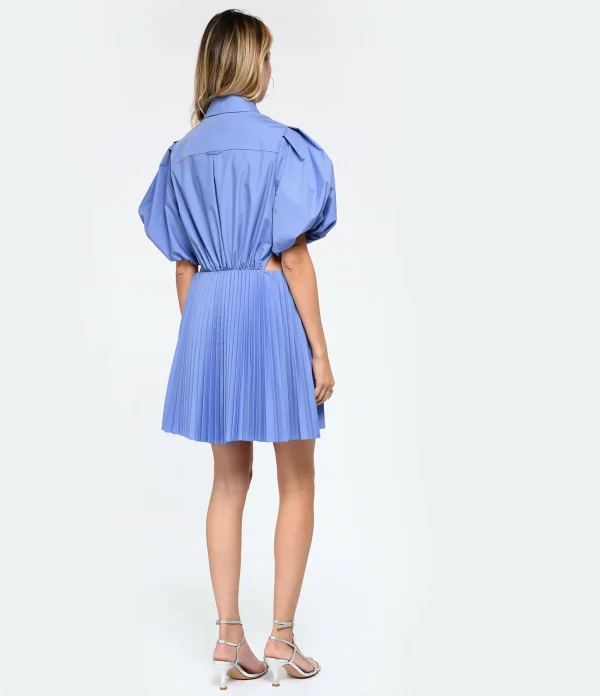 styles dernier cri JONATHAN SIMKHAI Robe Nadine Bleu Hydrangea 5