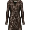 JONATHAN SIMKHAI Robe Blazer Monty Sequins Sable luxe soldes 16