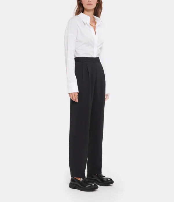 Nouvelle tendance Joseph Pantalon Thea Noir 4