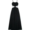 JONATHAN SIMKHAI Robe Amora Noir boutiqued pas cher 14