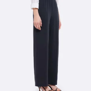 JEANNE VOULAND Pantalon Hory Gaze De Coton Noir à prix d'occasion 14