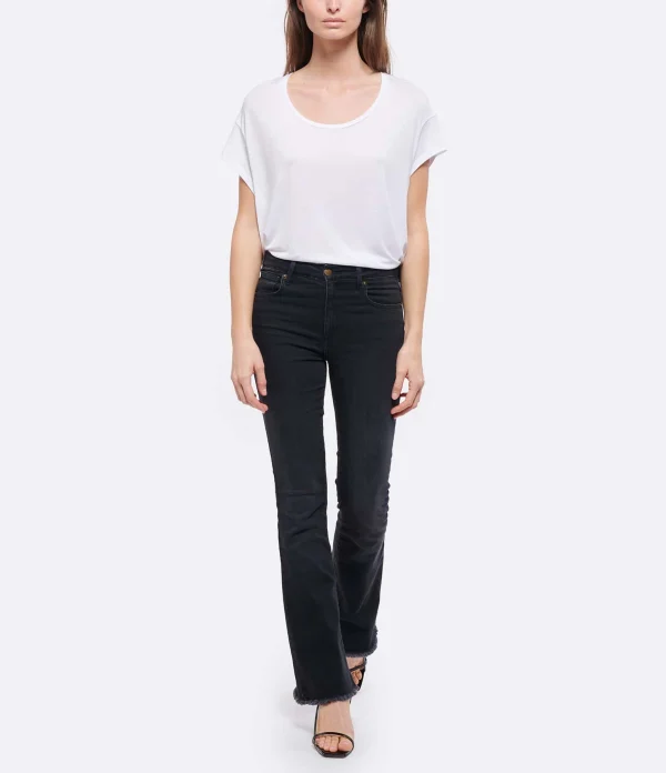 JEANNE VOULAND Jean Faden Flare Stone Noir boutiqued en ligne 4