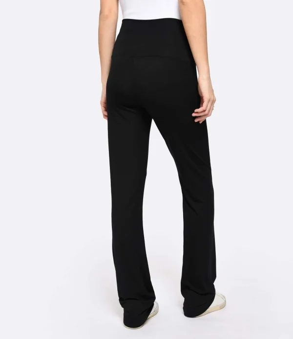 boutique en ligne JEANNE VOULAND Pantalon Jade Jersey Noir 6