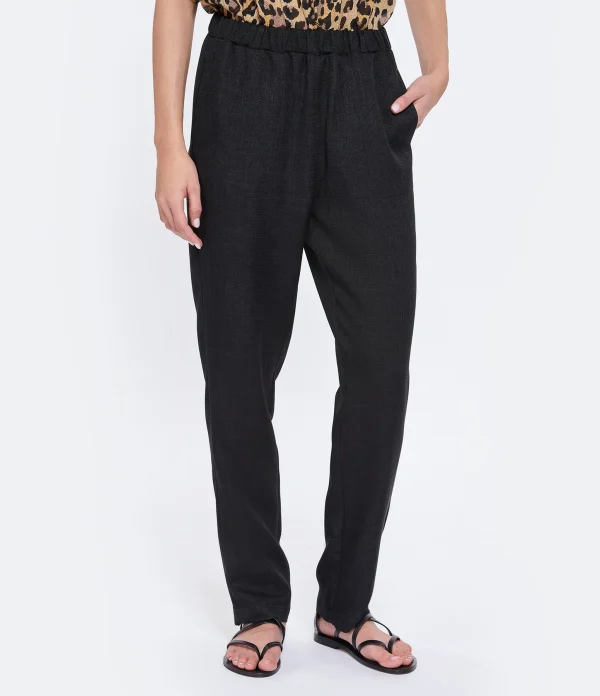 boutiqued pas cher JEANNE VOULAND Pantalon Furkan Noir 5