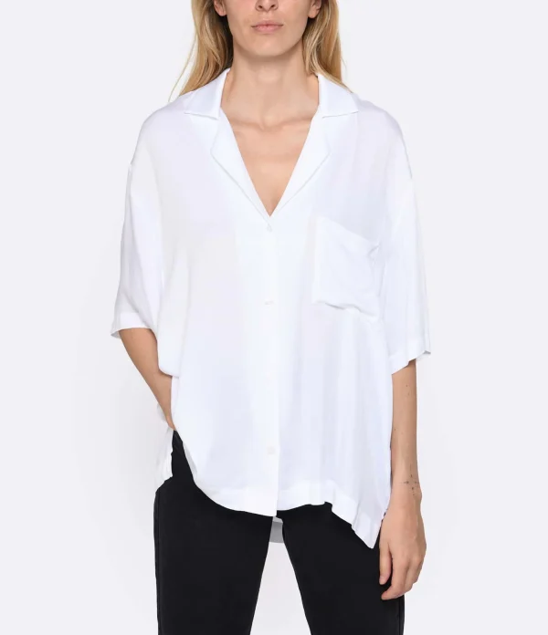 vente en ligne JEANNE VOULAND Chemise Jono Loose Blanc 4