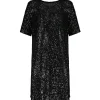 JEANNE VOULAND Robe Gala Sequin Noir marque pas cher 14