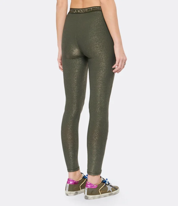 La Nouvelle Legging Gary Lurex Vert grande popularité 6