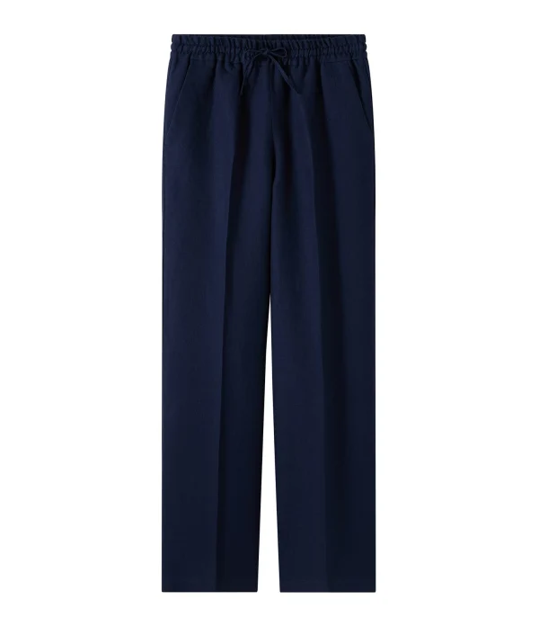 A.P.C. Pantalon Carlota Marine en vente 1