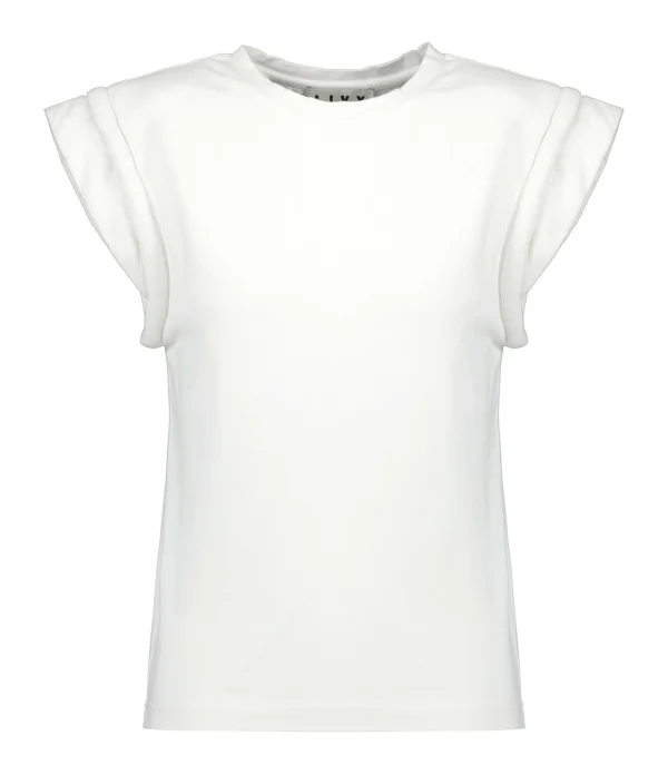 LIVY Top Dotcom Coton Blanc grande marque pas cher 1