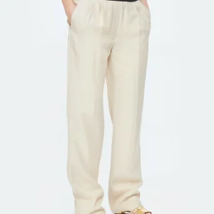 boutique en france LOULOU STUDIO Pantalon Takaroa Lin Beige 15