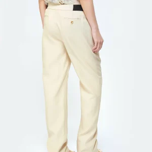 boutique en france LOULOU STUDIO Pantalon Takaroa Lin Beige 17