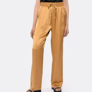 Couleurs variées LOULOU STUDIO Pantalon Soma Soie Camel 11