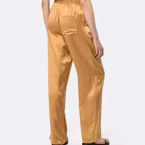 Couleurs variées LOULOU STUDIO Pantalon Soma Soie Camel 13