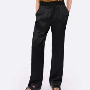 LOULOU STUDIO Pantalon Soma Soie Noir boutique en ligne 10