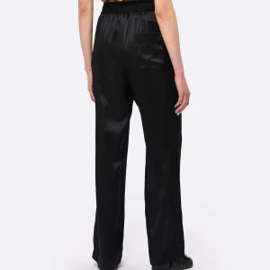 LOULOU STUDIO Pantalon Soma Soie Noir boutique en ligne 12