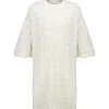 LOULOU STUDIO Robe Crochet Anjo Coton Ivoire france en ligne 16