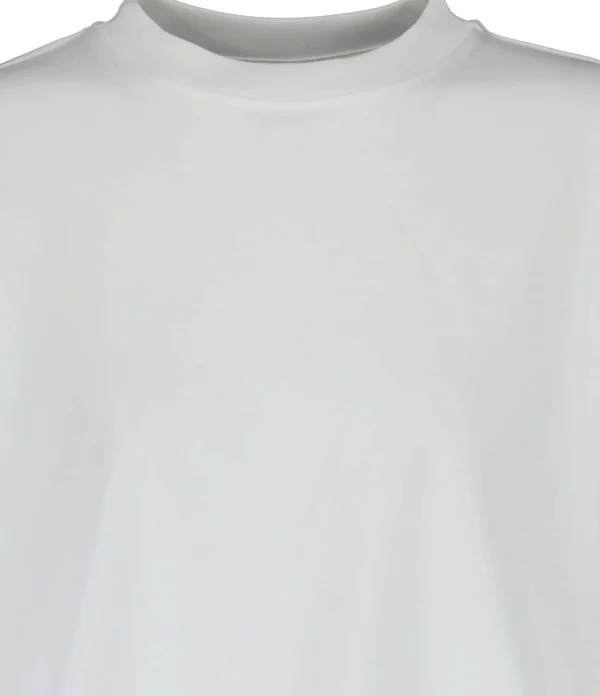 prix le plus bas LOULOU STUDIO Tee-shirt Court Gupo Coton Blanc 3