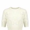 LOULOU STUDIO Top Crochet Jaro Coton Ivoire solde en ligne 19