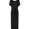 MAEVY MOUVEMENT LIBRE Robe Margo Bambou Noir soldes luxe 16