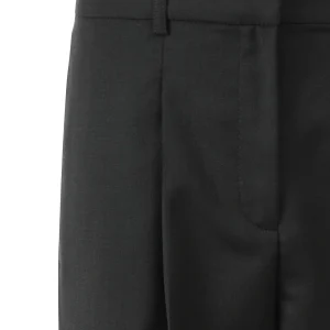 soldes luxe MAISON STANDARDS Pantalon à Pinces Laine Noir 9