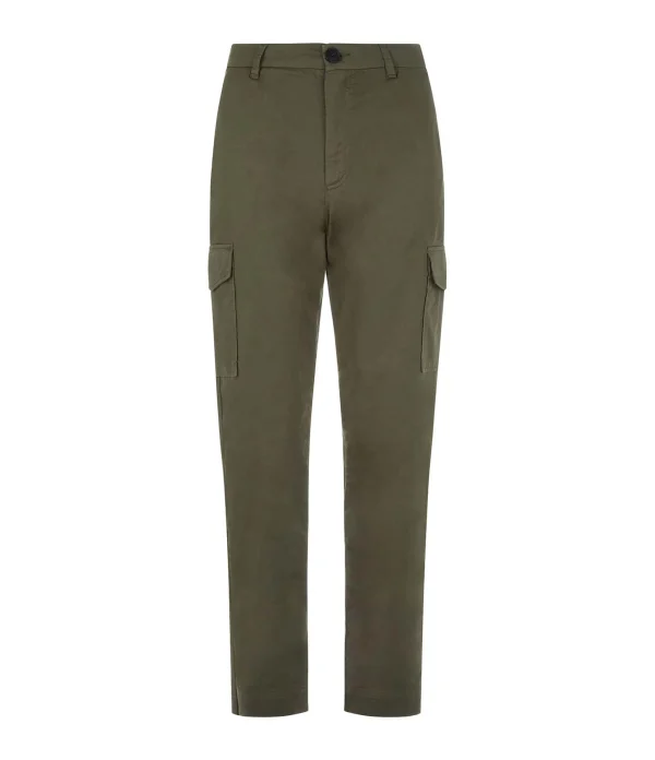 bas prix MAISON STANDARDS Pantalon Militaire Kaki 1