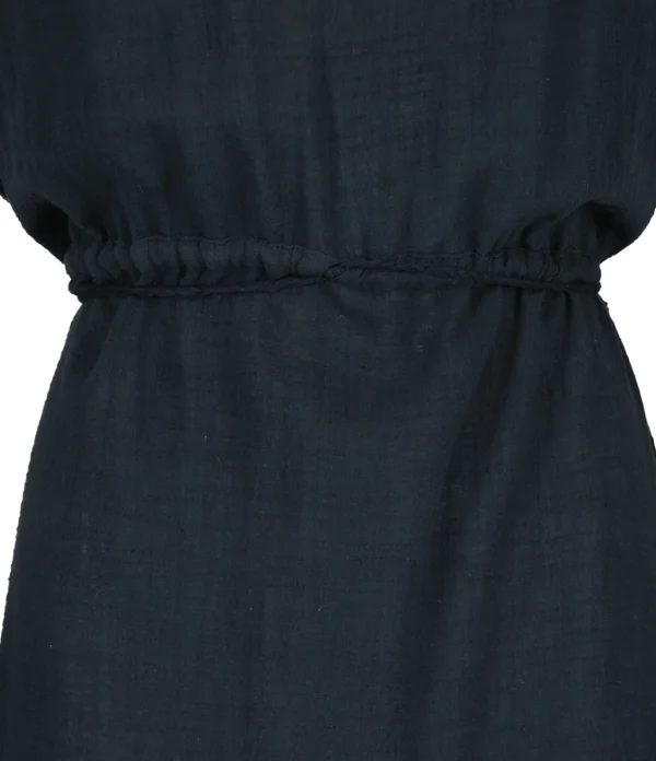 mode MAISON SAINT JULIEN Robe Alexandrie Longue Coton Midnight Blue 3