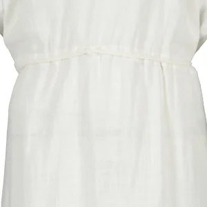 MAISON SAINT JULIEN Robe Alexandrie Longue Coton Blanc Boutique 8