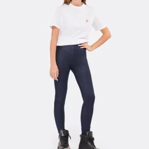 MAJESTIC FILATURES Legging Métallique Navy Acheter 12