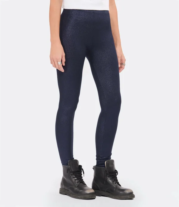 MAJESTIC FILATURES Legging Métallique Navy Acheter 5