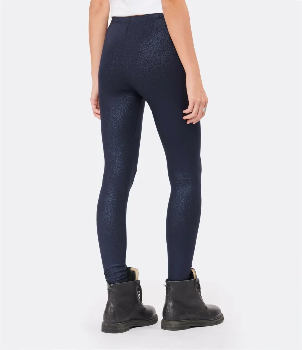 MAJESTIC FILATURES Legging Métallique Navy Acheter 6