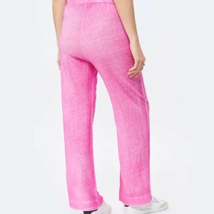 MAJESTIC FILATURES Pantalon Lin Flamingo en ligne officielle 15