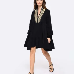 SOLDES TOUT À Mes Demoiselles Robe Noma Coton Noir 10