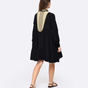 SOLDES TOUT À Mes Demoiselles Robe Noma Coton Noir 12